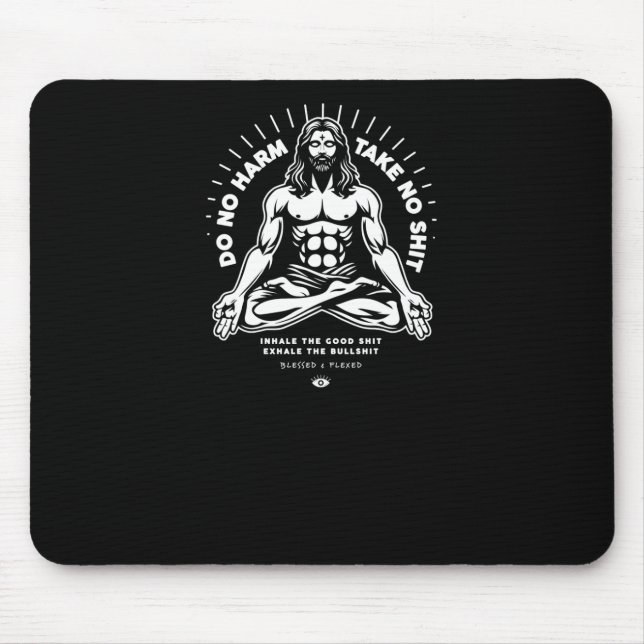 Gör inget Harm Sticker Musmatta (Framsidan)