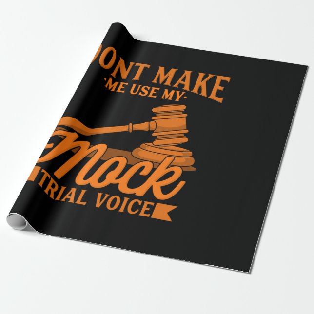 Gör inte Advokatens Använda till min Mock Trial Vo Presentpapper (Utrullad)