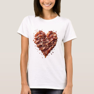 Gör Inte Bacon Mitt Hjärta, Roligt  T Shirt
