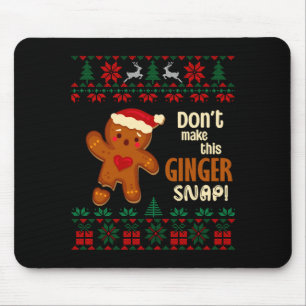 Gör inte denna rödhåriga snaps ful jul musmatta