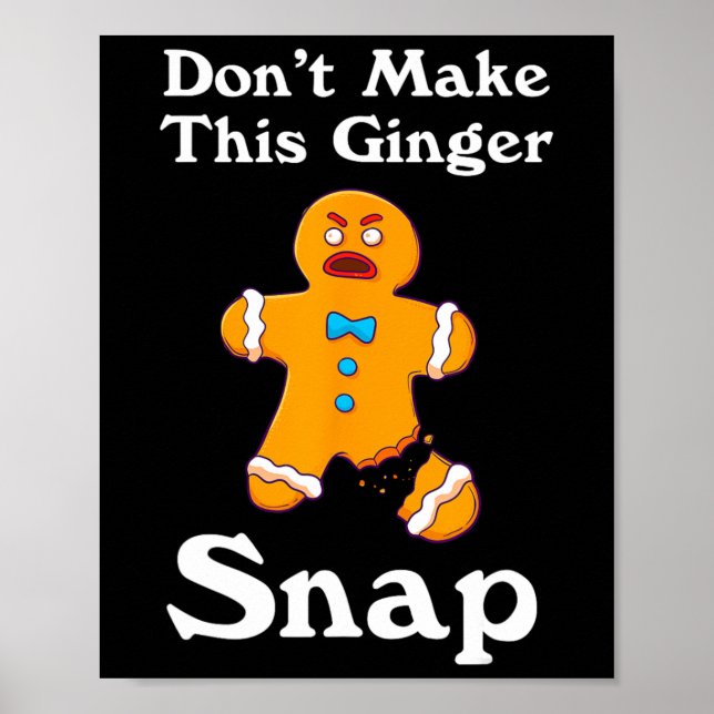 Gör inte det här Ginger Snap-Rödhåriget till jul Poster (Framsidan)