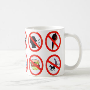 Gör inte det! kaffemugg