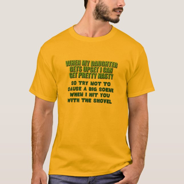 Gör inte en scen tee shirt (Framsida)