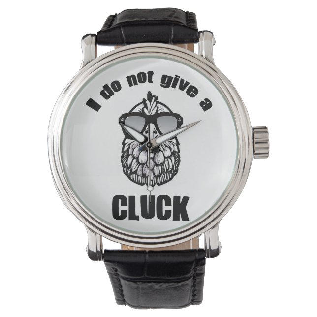 Gör inte Ge en Cluck Armbandsur (Framsida)