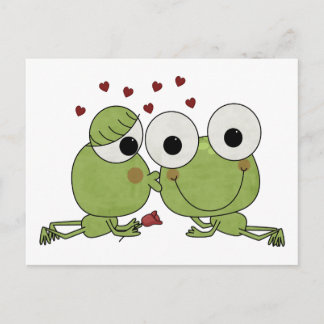 Gör inte Groda-et kyssvalentingåvorna Helg Vykort