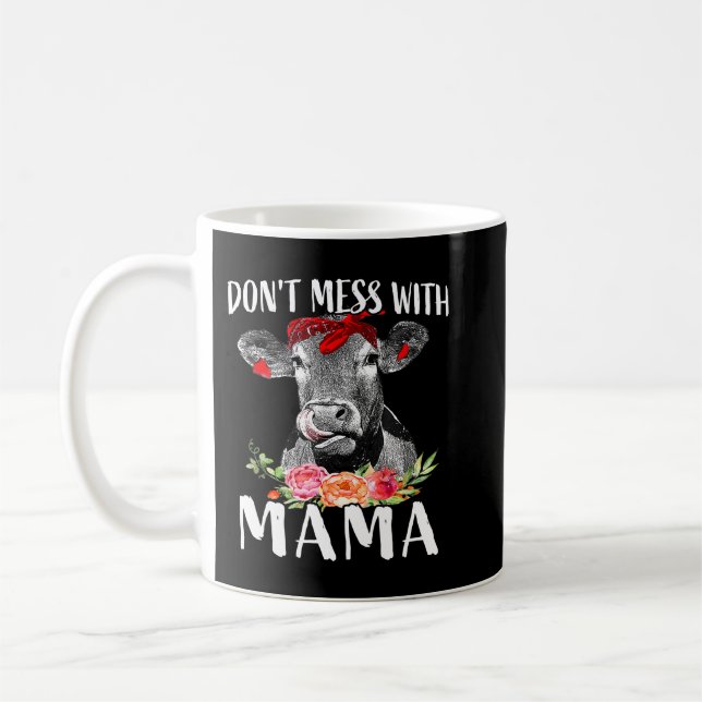 Gör inte  med Mamma Mamma-jordbrukarens Mamma-gåva Kaffemugg (Vänster)