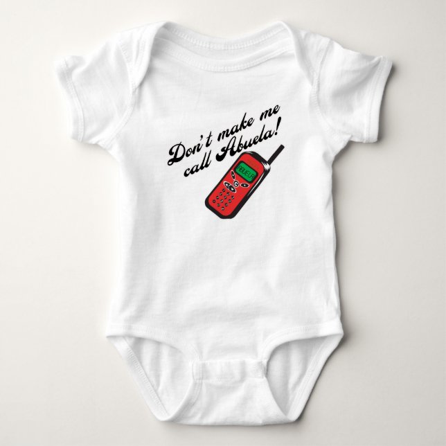 Gör inte mig appellen Abuela! Tee Shirt (Framsida)