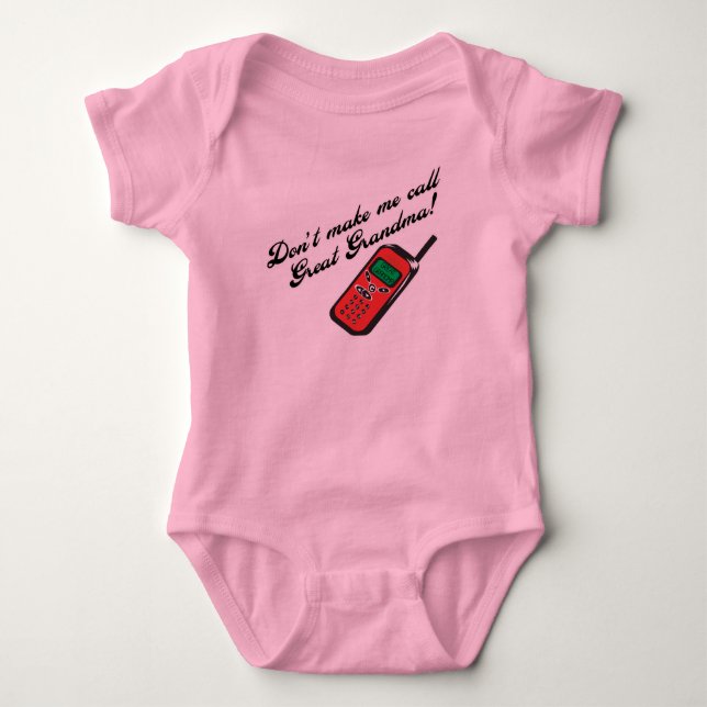Gör inte mig appellen den underbara mormodern! t-shirt (Framsida)