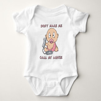 Gör inte mig appellen min auntie t-shirt