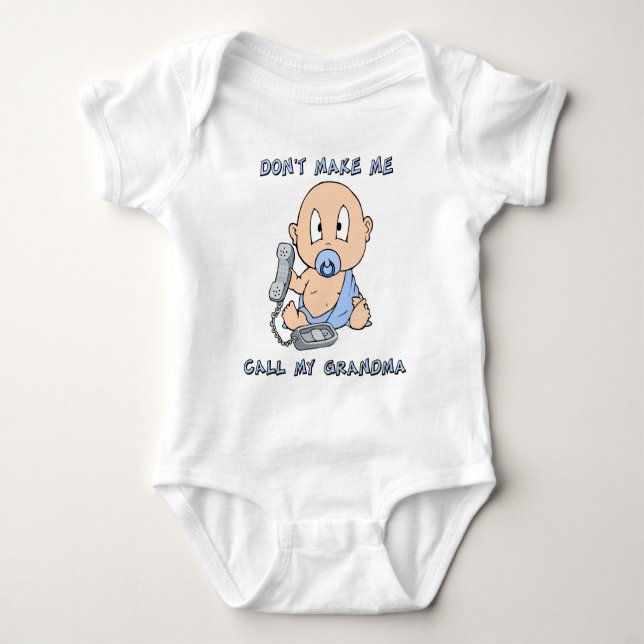 Gör inte mig appellen min mormor tee shirt (Framsida)
