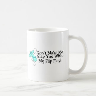 Gör inte mig att smälla dig med min kaffemugg