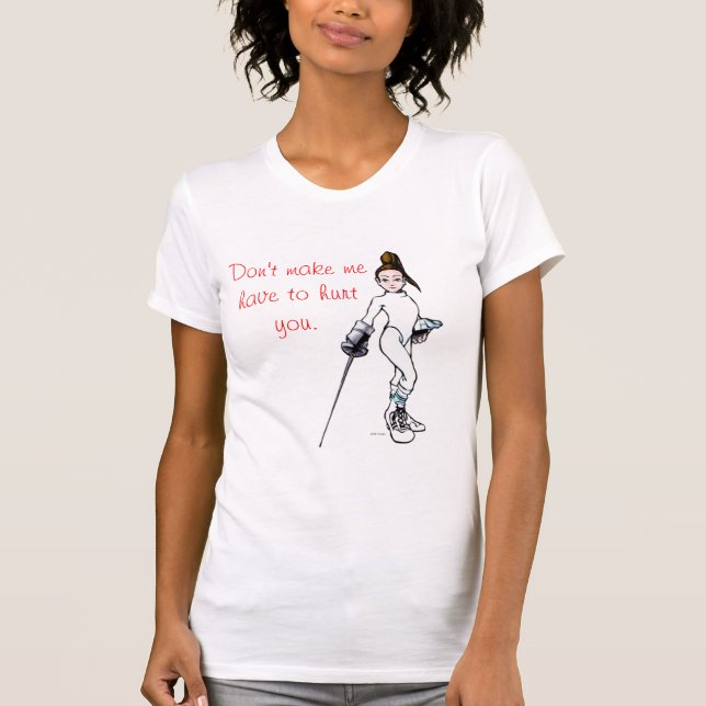 Gör inte mig måste att ont dig t-shirt (Framsida)