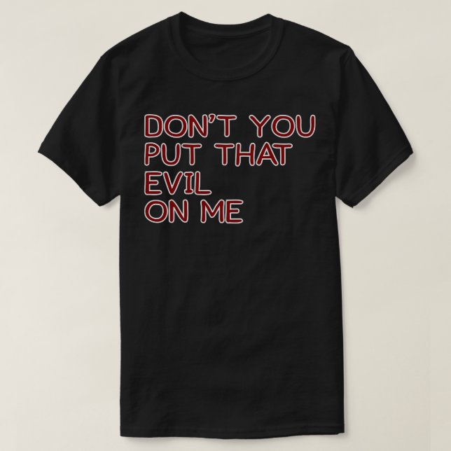 Gör inte ont mot mig. t shirt (Design framsida)
