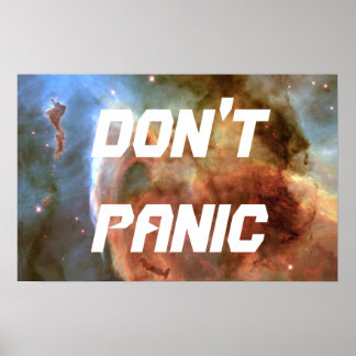 GÖR INTE PANIC POSTER