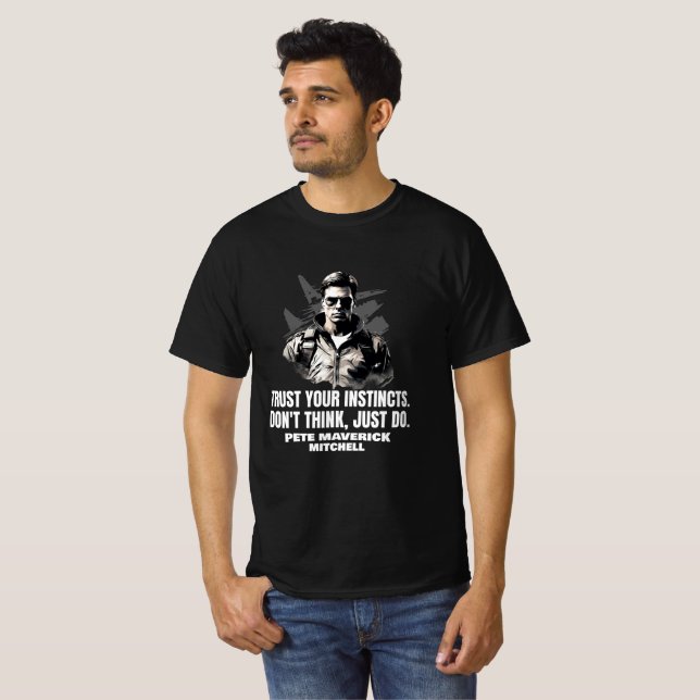 Gör inte tänka, bara.. t shirt (Hel framsida)