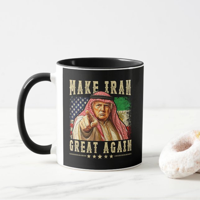 Gör Iran Stort Igen Iranier Mugg (Med munk)