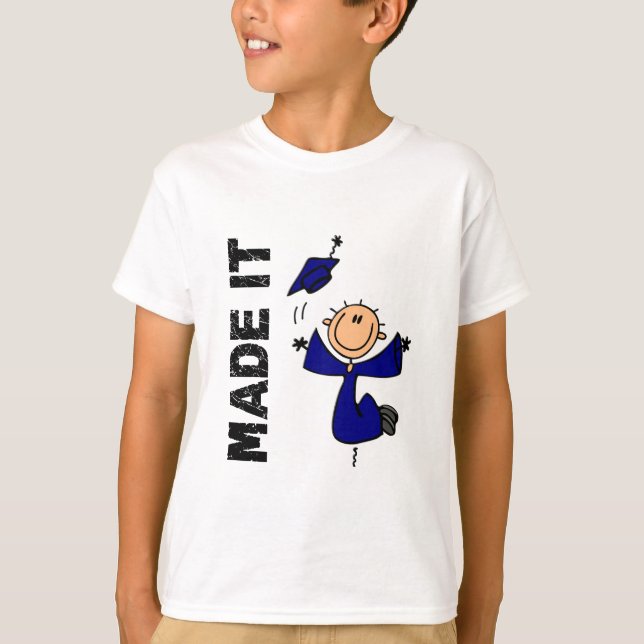 GÖR IT Stick figur Studenten Tee Shirt (Framsida)