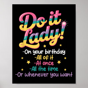 Gör jag T Lady på din födelsedag när du vill Hum Poster