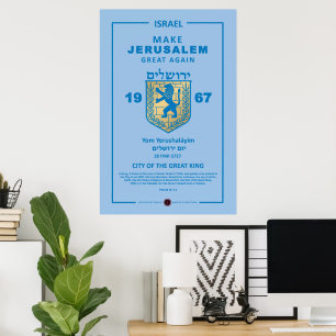 Gör Jerusalem Underbart igen Poster