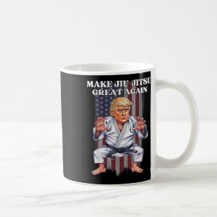 Gör Jiu-jitsu Underbar igen Trump Republican Bjj Kaffemugg