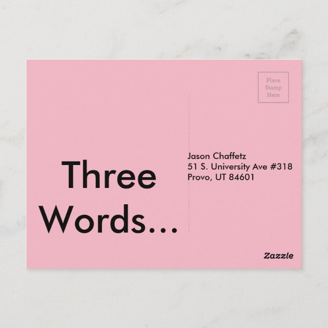 Gör jobbet vykort (Baksida)