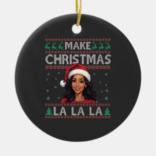 Gör jul La La Ugly Julafton Sweater Kamala Julgransprydnad Keramik