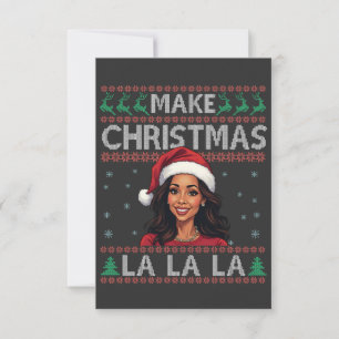 Gör jul La La Ugly Julafton Sweater Kamala Tack Kort