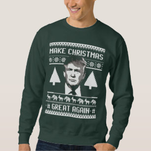 Gör jul underbar igen - Anti-Trumf Sweatshirt