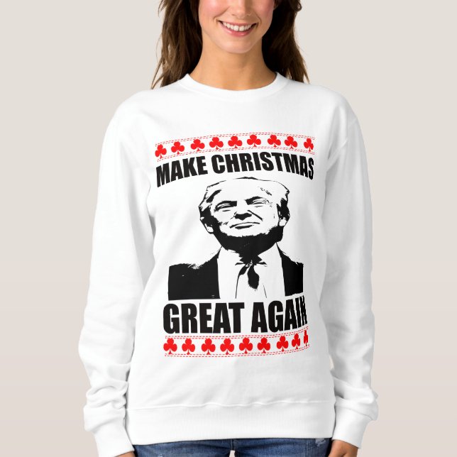 Gör jul underbara igen Donald Trump T Shirt (Framsida)
