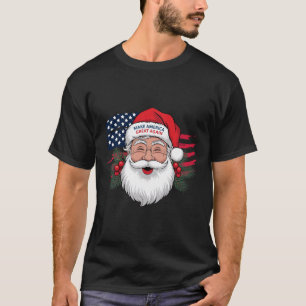Gör Julafton Trump Pajamas SA till en Underbar jul T Shirt