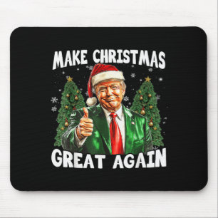 Gör julen stor igen rolig jultomte Trump 2024 Musmatta