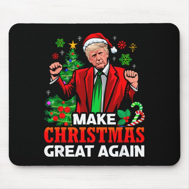 Gör julen stor igen Santa President Trump _ Musmatta (Framsidan)