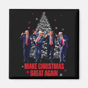 Gör julen stor igen Santa Trump-dans Chris Magnet