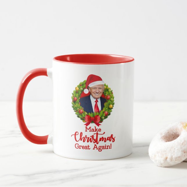 Gör julen stor igen Trump MAGA rolig present Mugg (Med munk)