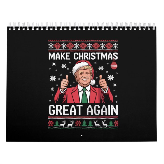 Gör julen stor igen Trump Pyjamas ful jul Kalender (Omslag)