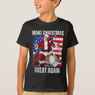Gör julen stor igen Trump Pyjamas Ful tanke T Shirt
