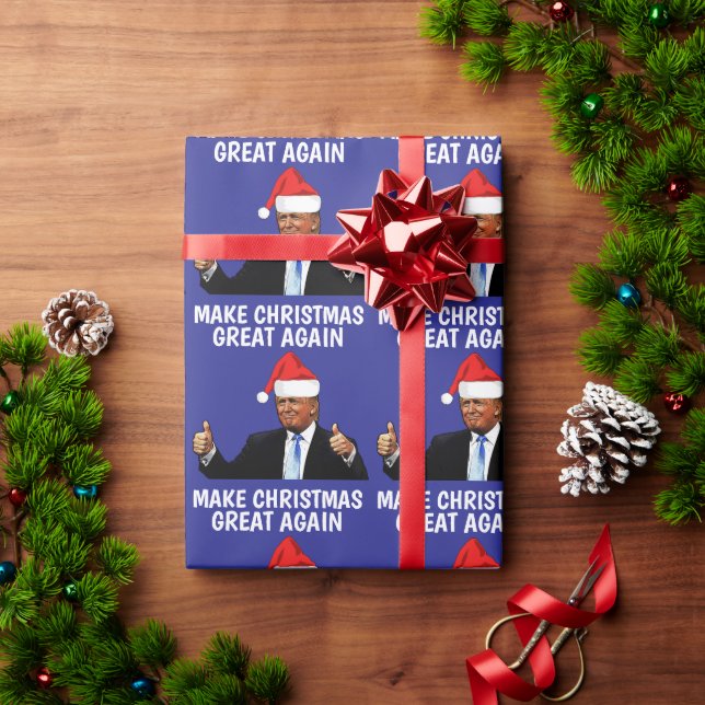 GÖR JULEN STOR TRUMP JUL PRESENTPAPPER (Julgåva)
