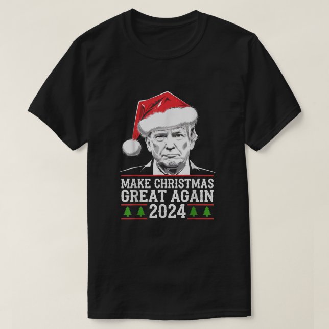 Gör julen Underbar igen, en fin tomtklump 2024 T Shirt (Design framsida)