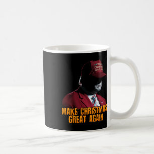 Gör julen Underbar igen Julafton Funny Trump Pajam Kaffemugg