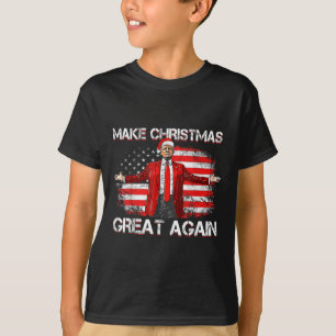 Gör julen Underbar igen, jultomten, Trump Julafton T Shirt
