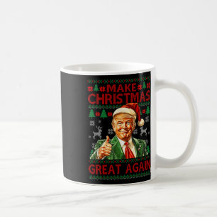 Gör julen Underbar igen, roligt, tomten X Kaffemugg