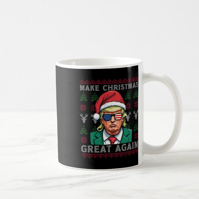 Gör julen Underbar igen till julklapp på jultomten Kaffemugg (Höger)