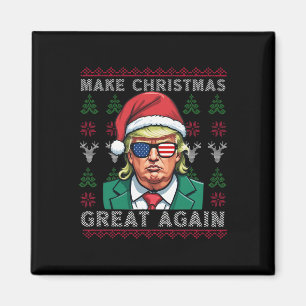 Gör julen Underbar igen till julklapp på jultomten Magnet