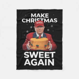 Gör julsöt igen till julklapp M Fleecefilt