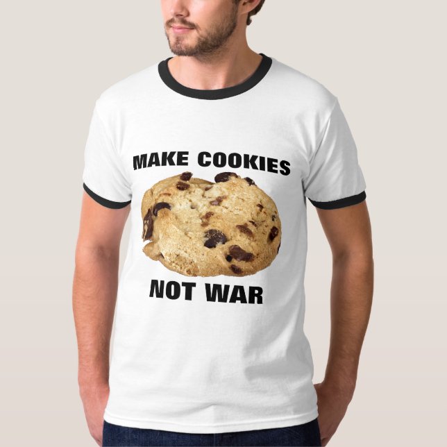 GÖR KAKOR ISTÄLLET FÖR KRIG T-Shirts (Framsida)