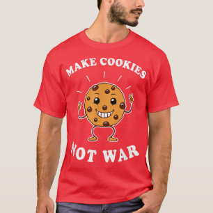 Gör kakor till inte Krig - skum baking T Shirt