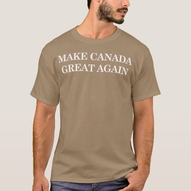 Gör Kanada Stort Igen present T Shirt (Framsida)
