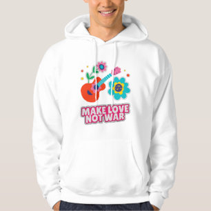 Gör kärlek inte krig hoodie