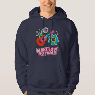 Gör kärlek inte krig hoodie