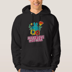 Gör kärlek inte krig hoodie